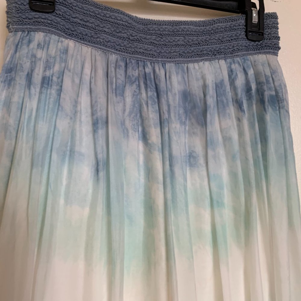 SOFT SURROUNDINGS MAXI SKIRT SIZE PS MADE IN INDIA 100% POLYSETSER FULL LINING - Picture 4 of 8
